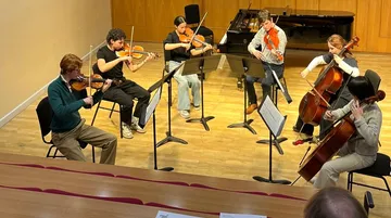 Musicians performing at the Guildhall School of music